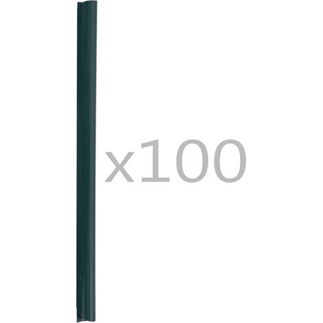 100 Stück PVC Zaunbandbefestigungen Grün