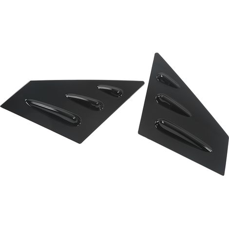 Rétroviseurs Extérieurs Déflecteurs D'Air Latéraux Caches Spoiler Fenêtre Remplacement Subaru WRX STI 2015-2021 Noir Lot De 2 (1/5)