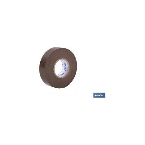 Pack mit 10 Einheiten braunem Isolierband 180 Mikron 19mm x 20 Meter