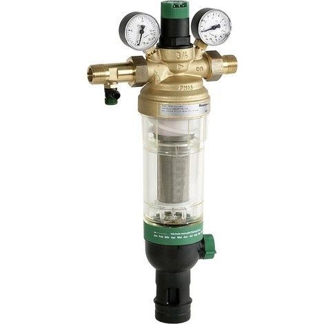 Resideo Station d'eau domestique STANDARD HS10S rétrolavable et rinçable, MS 1 1/2 ", ZS, HS10S-11/2ZS