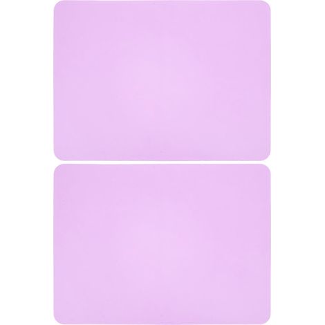 Lot de 2 tapis résistants à la chaleur : tapis de protection en silicone antidérapants pour comptoir de cuisine ou table à manger. (1/4)