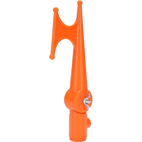 Crochet multifonctionnel réglable coudé pour poteaux en plastique, accessoire de crochet utilitaire pour nourrir les oiseaux (1/5)