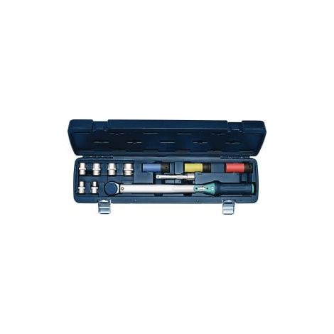 Llave  dinamométrica  set  12-pzs.  40-200  Nm  1/2  pulgada  9  vasos/extensión  TECWERK (1/5)
