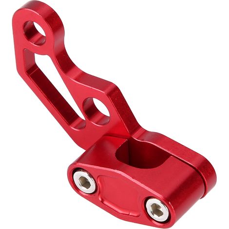 Serre-câble frein embrayage moto en alliage d'aluminium rouge (1/5)