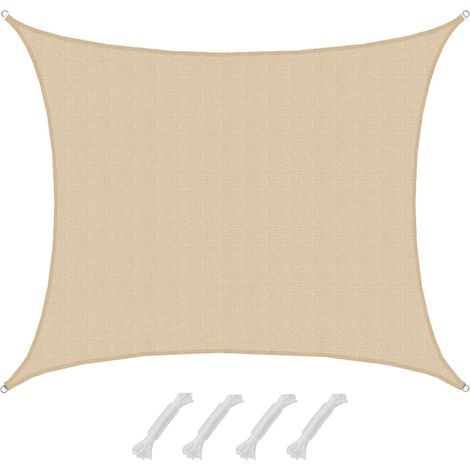 6x5 Vela Ombreggiante Permeabile - Tenda da Sole per Giardino Balcone Pergola (1/5)