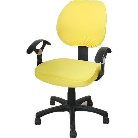 Lot de 2 housses de protection universelles extensibles pour dossier de chaise de bureau/ordinateur, compatibles avec les chaises de dessinateur pivotantes. (1/5)