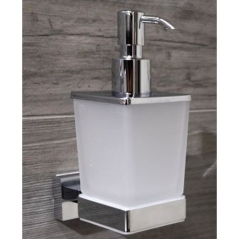 Distributeur de savon liquide PLAZA en verre 6x9,5x15,5 cm / 200 ml (1/5)