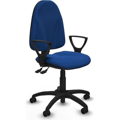Piqueras y Crespo BFN01RP Silla de oficina azul confortable (1/3)