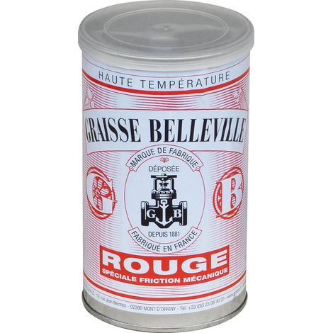 Belleville rotes mechanisches Reibungsfett 700 g GRAISSEBELLEVILLE
