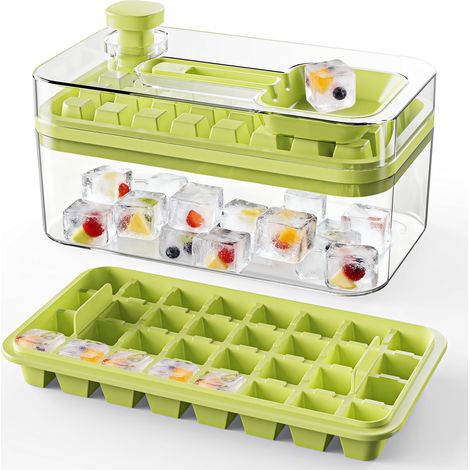 1 pièce - Moulage en cubes de glace - 32 compartiments - Une seule couche - Machine à cubes de glace pour usage,été 2312,10, 12.5 (1/5)