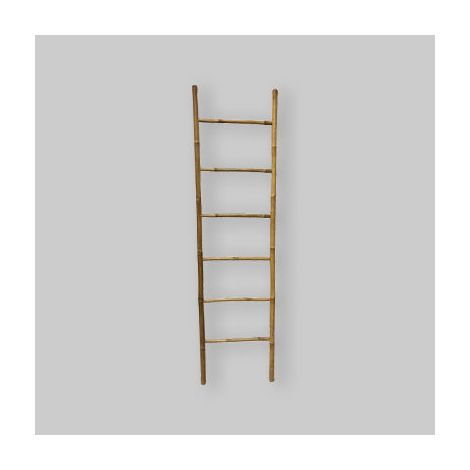 Porte Serviette D'Escalier En Bambou Panda Naturel (1/4)