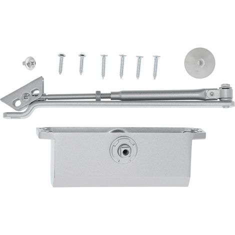 Ferme-porte hydraulique à amortisseur automatique réglable pour porte coupe-feu (1/5)