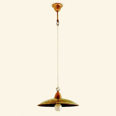 Lampadario rustico lampadari bartalini elisop s30 e27 led ottone sospensione (1/5)
