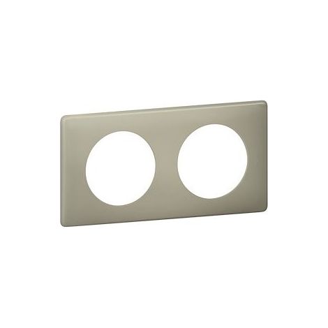 Legrand 098864 Placca Céliane - Argilla cipriata - 2 prese
