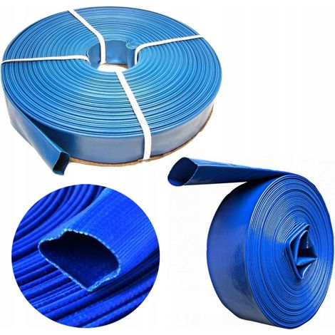 Tuyau d'arrosage plat en caoutchouc Kraft&Dele KD776, 1 pouce (52 mm), 50 m (1/5)