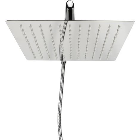 G1/2 Gewinde 25 cm Wandduschkopf Edelstahl Regenduschzubehör Duschkopf-Set (1/5)