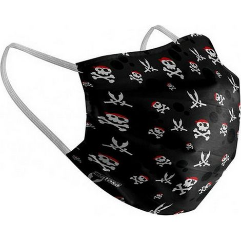 Masque en tissu hygiénique réutilisable 6-9 ans Pirate