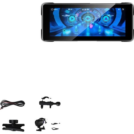 Monitor per moto, CarPlay wireless, supporto DVR HD, DVR MT03 (1/2)