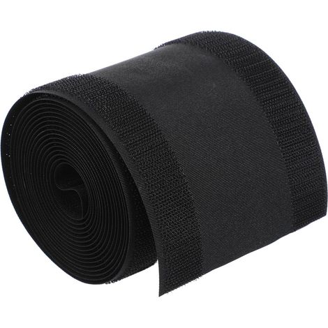 Système de Gestion des Câbles Noir en Polyester et Nylon, Revêtement de Sol Réutilisable pour Câbles, pour Tapis, Maintien des Cordons en Place (1/5)