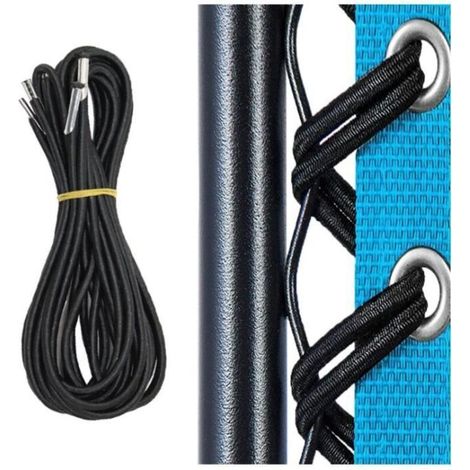 Corde de Remplacement - Universel - 4 Cordes Élastiques - 2m Long - 1.35m Court - Oxford Blanc (1/4)