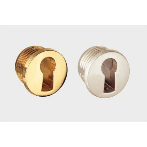 Hettich MB-Schlüsselbuchse,  rund,  Typ 2175 44560,  Ø 22mm,  T 14,  3mm,  vernickelt (1/4)