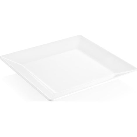 Assiette carrée 26 x 26 cm blanc mélamine DAY & NIGHT - Was Germany (1/2)