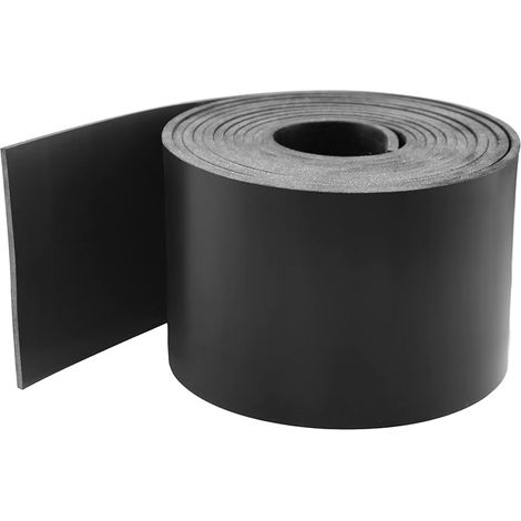 Rouleau Caoutchouc Solide - Antidérapant, Anti-Vibration, Isolation - 80mm x 3mm x 3m