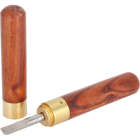 Biseau en Cuir Outil de Découpe 0,8mm pour Finition Extérieure DIY Artisanat (1/5)