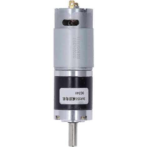 Moteur à vis sans fin autobloquant 24V CC 300 tr/min, couple élevé, réducteur CW/CCW 700mA, axe 36x555mm pour automatismes (1/5)