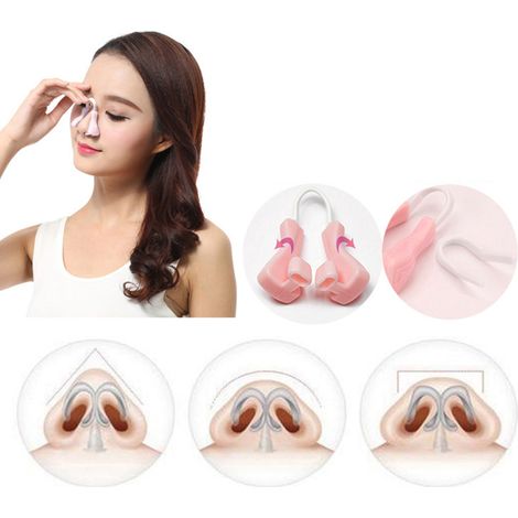Pince à nez Nose Up Liftant Raffermissant Forme Naturelle, affineur nasal réutilisable correcteur (1/5)