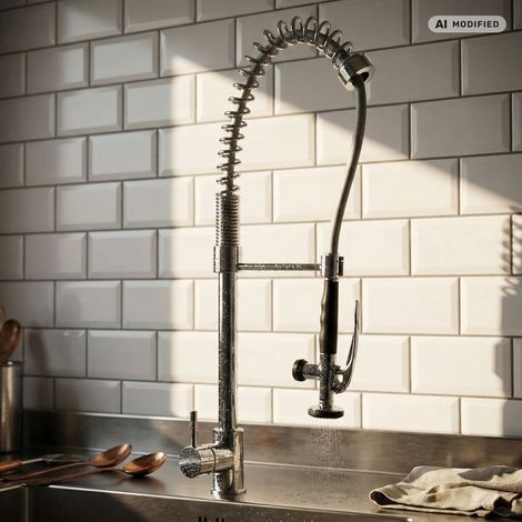 Robinet de cuisine PaulGurkes avec douche extractible et douche de gastronomie (1/5)