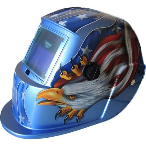 MASCHERA SALDATURA CASCO PER FABBRO A CRISTALLI LIQUIDI 92x42mm (1/5)