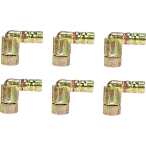 CCYKXA 6-teiliges Anschlussadapter-Set für Rohre und Wasseranschlüsse – praktisch und sicher für Warmwasserbereiter und andere Haushaltsanwendungen