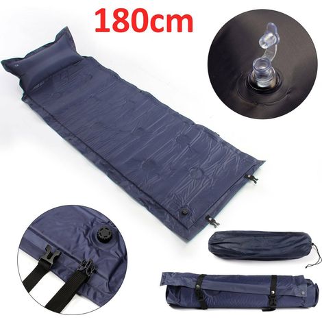 Youyijia Sleeping Mat Portable Air Pad Folding Inflatable Mattress Roll with Pillow 180 60cm for Hiking Camping Outdoor Activities (1/5)