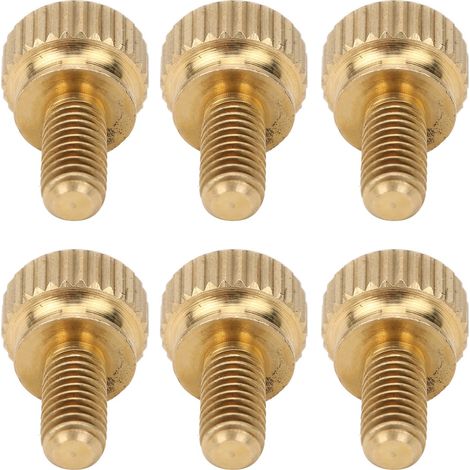 M5 pure copper hand-tightening anti-slip screws (11mm head diameter, 8mm head thickness) (sold in sets of 50, M510mm) (1/5)