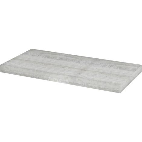 AVICE plan sous vasque 80x39cm, épaisseur 5cm, chêne ancien (1/2)