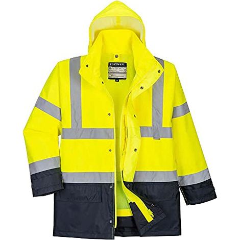 Parka Bicolore Executive 5-in-1 Giallo/Marine 5XL (1/3)