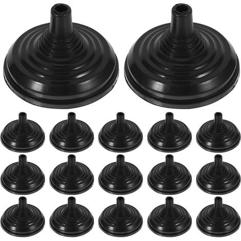 Lot de 24 petits supports de drapeau de bureau pour table-5.50X5.50X4.00CM-Black (1/3)