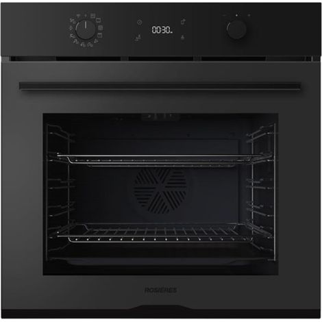 Forno pirolitico da incasso 78L 60cm, nero - RO6M5TB3YTB - Rosieres