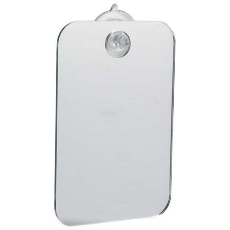 royaluxe-Miroir de Maquillage de Rasage de Douche Nouveau Miroir de Douche Anti-buée amélioré Miroir Accessoires de Salle de Bain pour Hommes et Femmes(Argent) (1/5)