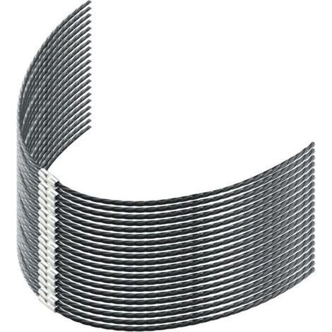 Lot de 20 fils de rechange pour débroussailleuse Bosch F016800431 - AQSACOKIYA - AFS 23-37 - 37cm x 3,5mm - Noir (1/4)