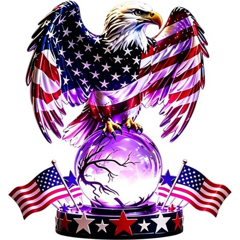 Lampe patriotique pour chambre à coucher Pièce maîtresse lumineuse pour Lampe Avec Statue D' pour dortoir, appartement, fête, hôtel, rassemblement, mariage (1/5)