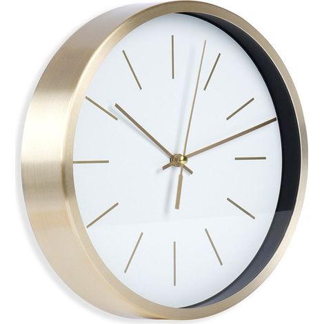 Orologio da parete in oro bianco 25 cm (1/5)