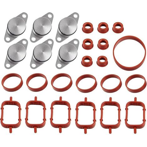6 x 22mm Kit de suppression clapets d'admission joint collecteur admission 11612245439 pour E87 E46 E90 E91 E92 E93 E39 E60 E83 E53 (1/5)