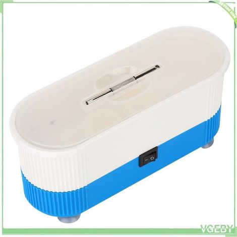 Nettoyeur ultrasonique portable - FAFEICY - Mini - 40 kHz - Alimentation 2xAAA - Couvercle transparent (1/4)