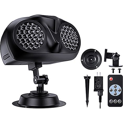 Projecteur de noël LED avec télécommande, étanche IP65, en plastique ABS, décoration intérieure, prise ue (1/5)