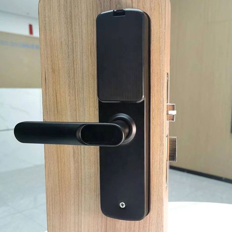 Universelles elektronisches Fingerabdruckschloss für Haustüren, intelligentes Schloss mit Kartenleser, Schlüssel und Passwort. (1/5)