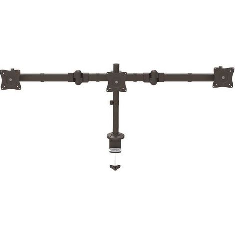 StarTech.com Braccio Articolato per Triplo Monitor fino a 24" - Braccio regolabile in altezza 3 monitor - Acciaio (1/5)