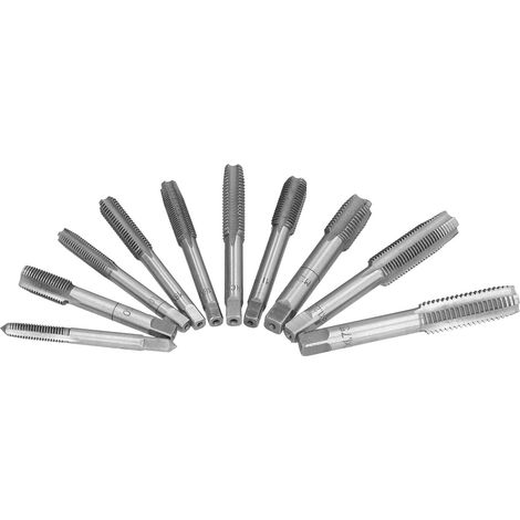 Handgewindebohrer-Set HSS Gewindeschneider Gewindebohrer Handwerkzeug für Metall M6-M12 (1/5)