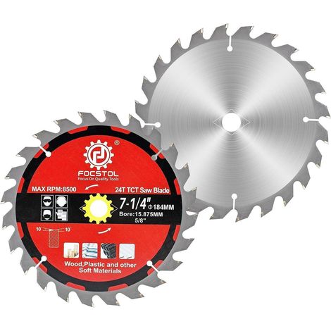 Kreissägeblatt Holz Sperrholz Spanplatten Kunststoffe 184mm 24T 2 (1/5)